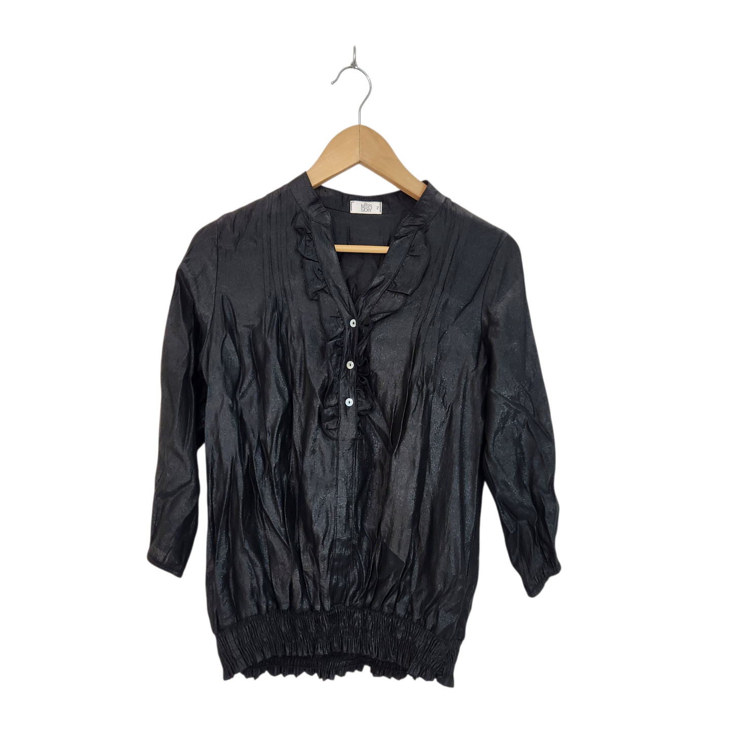 MISS SEXY חולצה ארוכה דקה לאישה מידה M