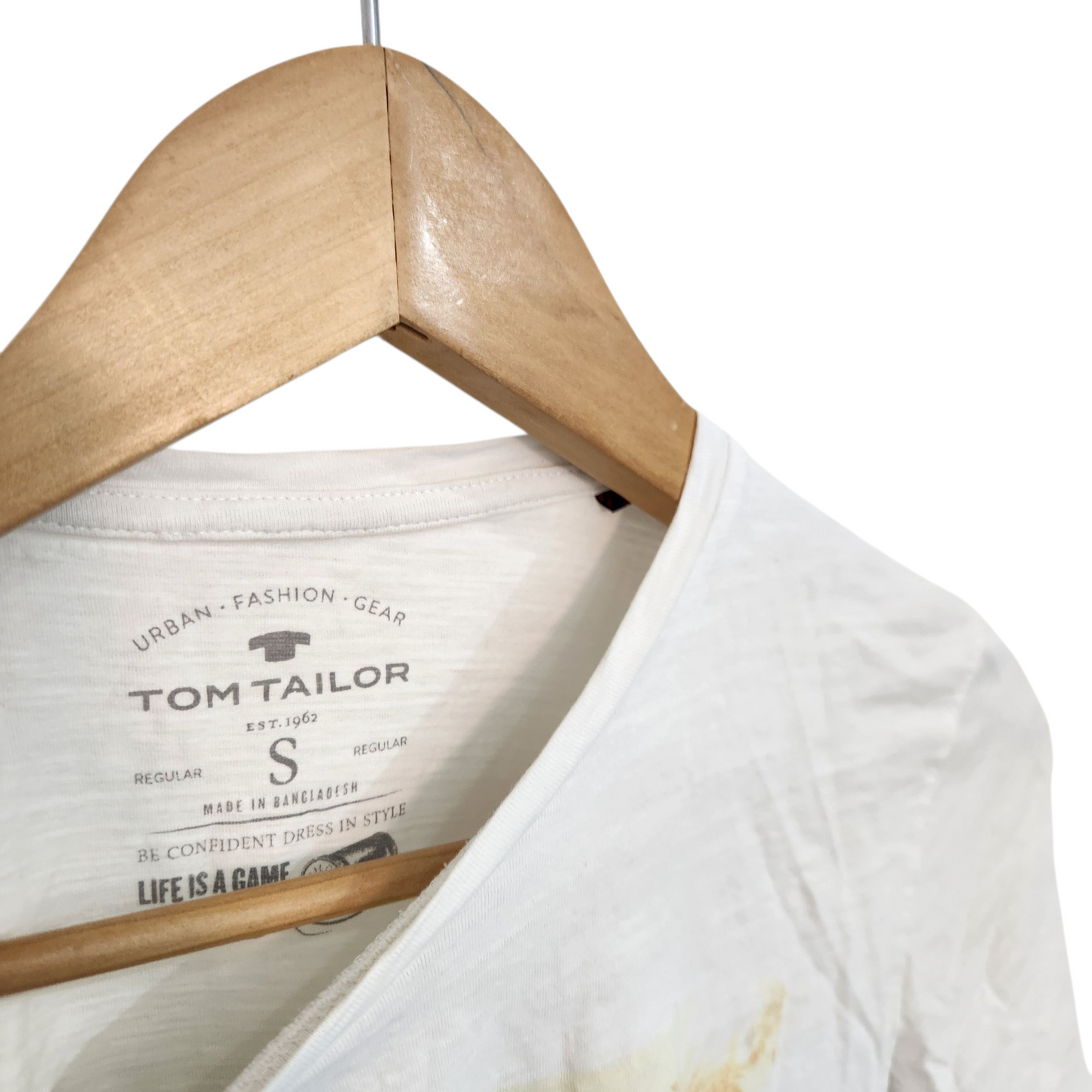 TOM TAILOR חולצה קצרה לגבר מידה S