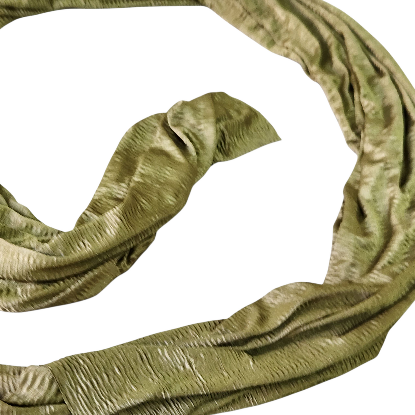 צעיף בד דק ירוק מבריק