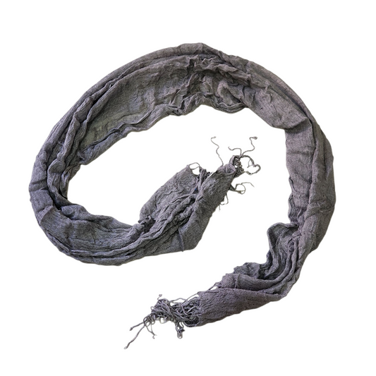 צעיף סרוג דק