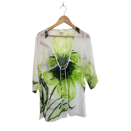 ריצ'י - חולצת חוף וינטג' לאישה מידה L