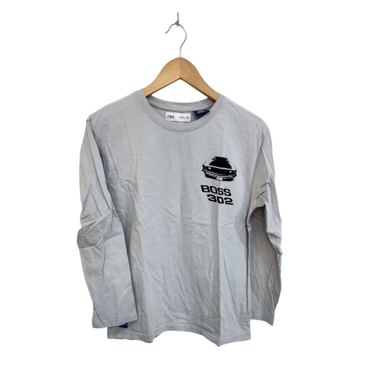 ZARA חולצה ארוכה דקה לילדים גיל 13-14