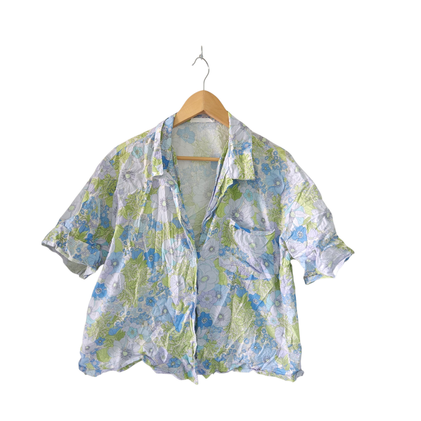 MANGO חולצה קצרה לאישה מידה L