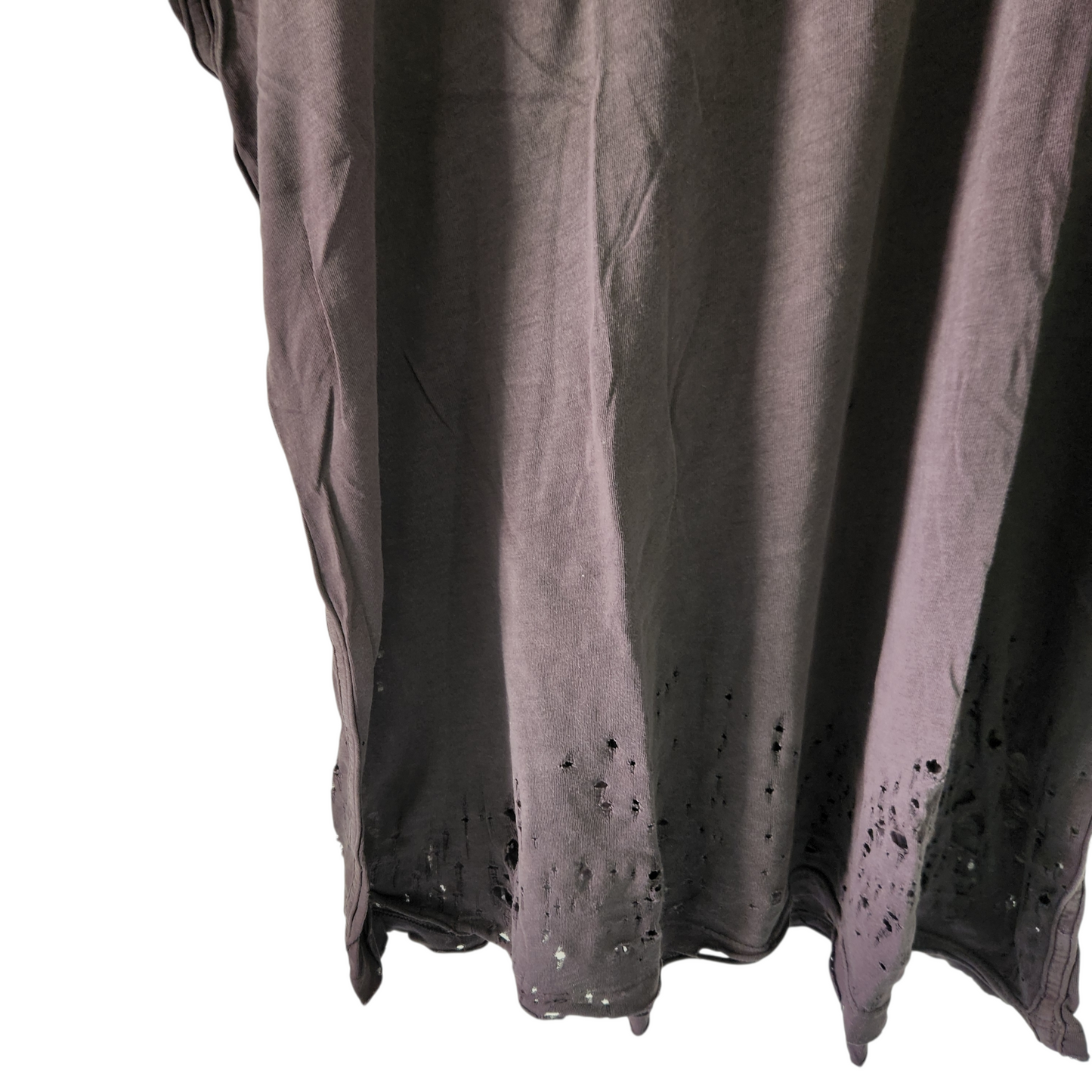 COTTON CITIZEN חולצה קצרה מעוצבת עם קרעים לגבר מידה L