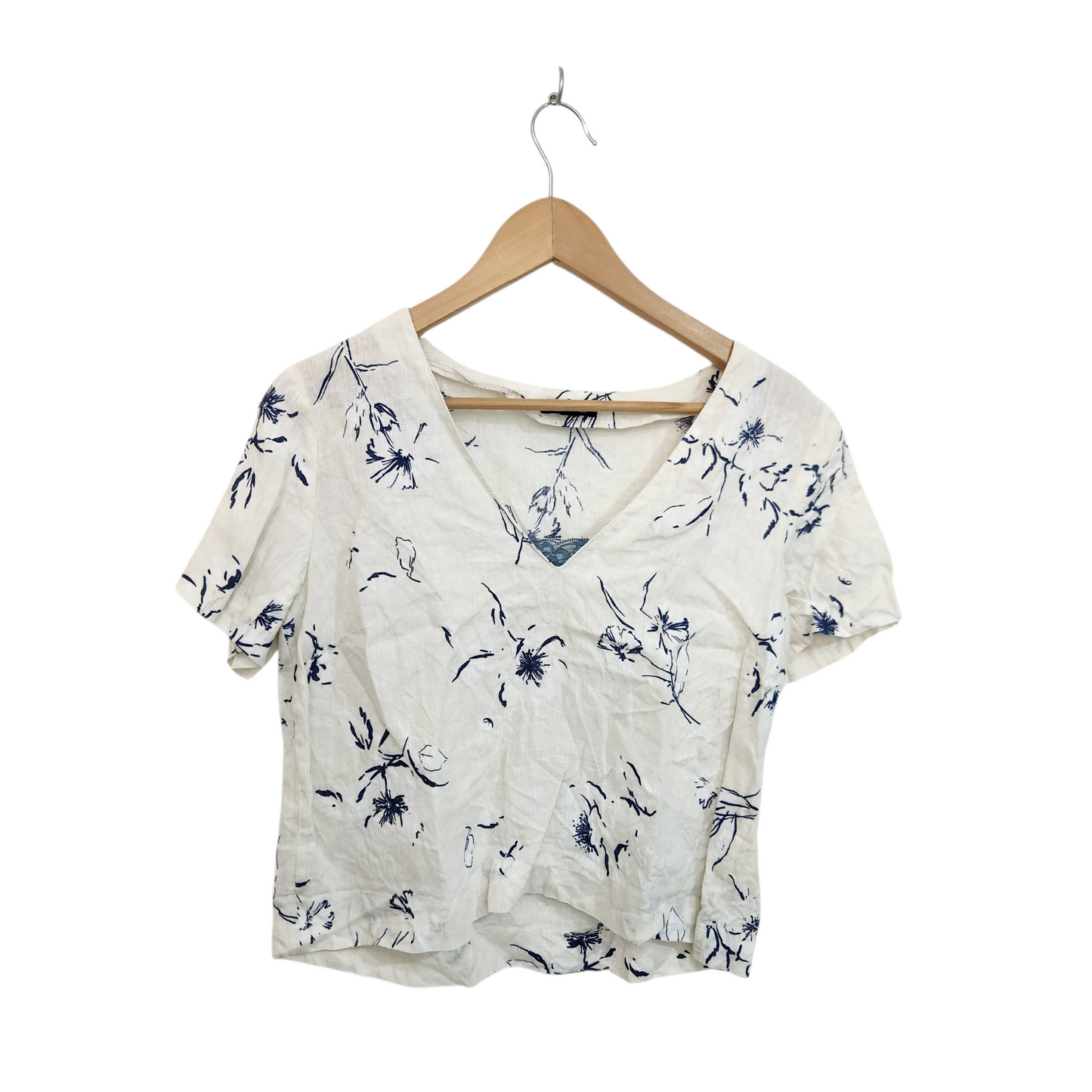 MASSIMO DUTTI חולצה קצרה לאישה מידה 40