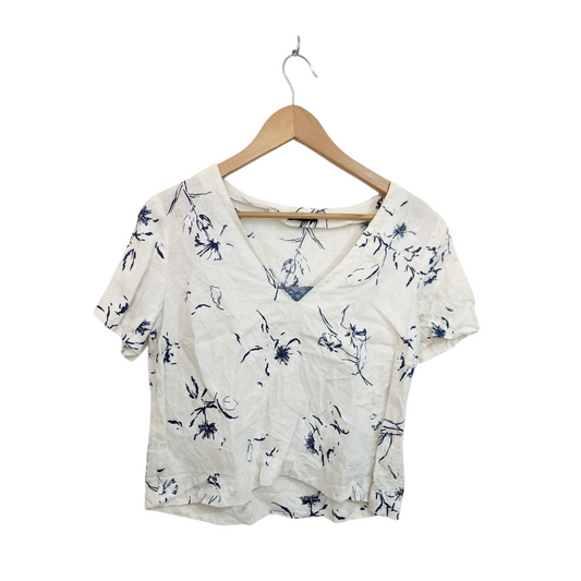 MASSIMO DUTTI חולצה קצרה לאישה מידה 40