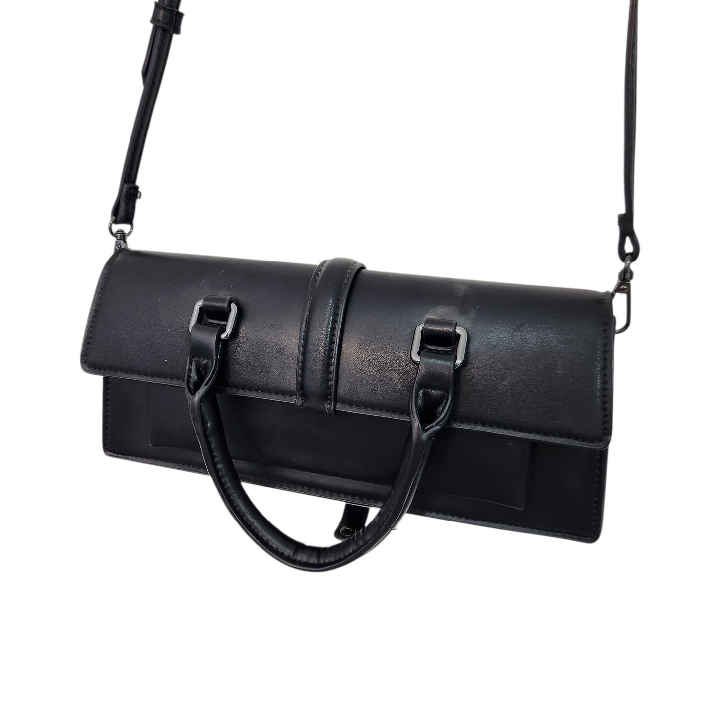 ZARA תיק צד שחור מעוצב